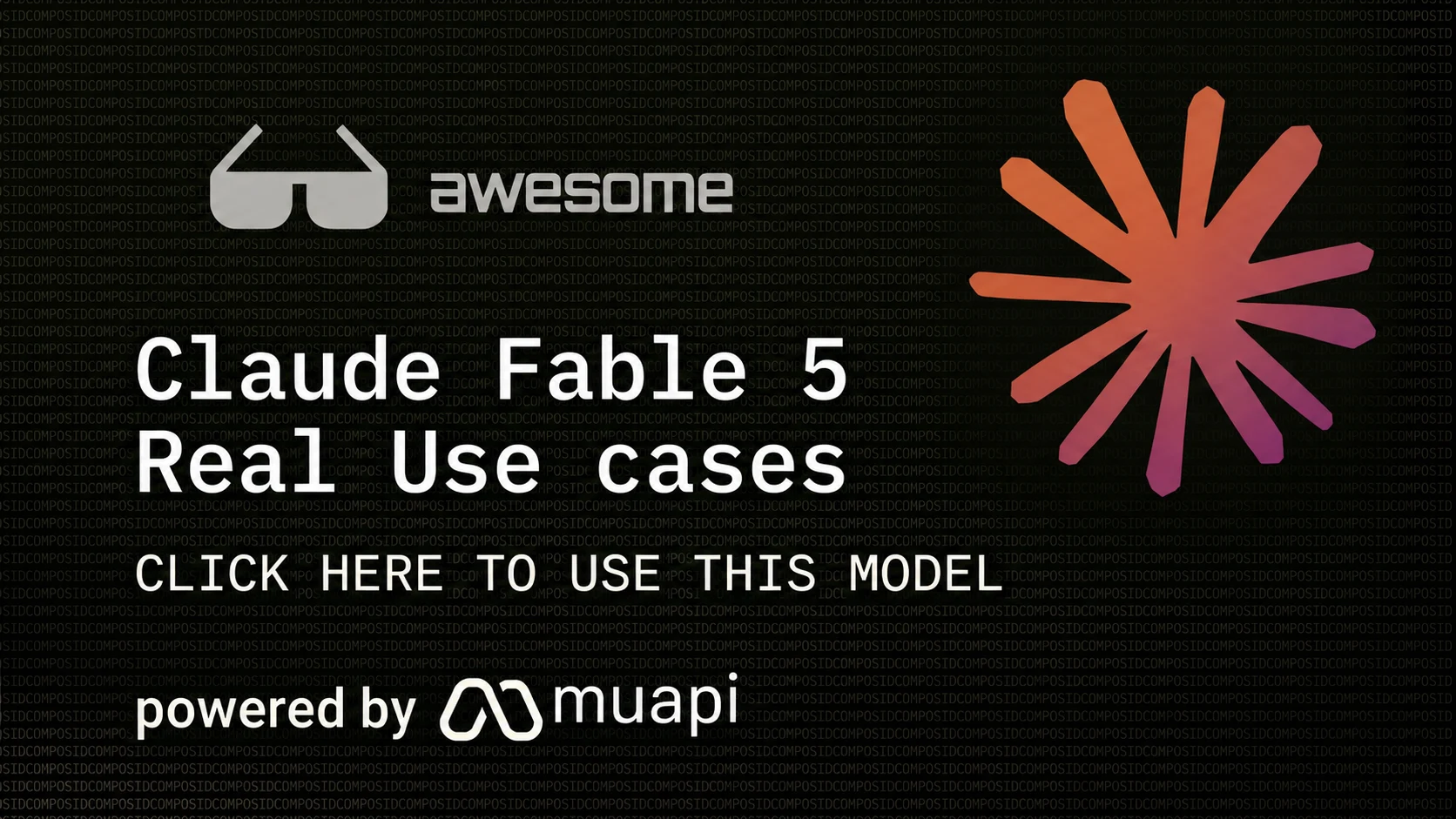 awesome-claude-fable-5 リポジトリのバナー — Claude Fable 5 の実用事例キュレーション