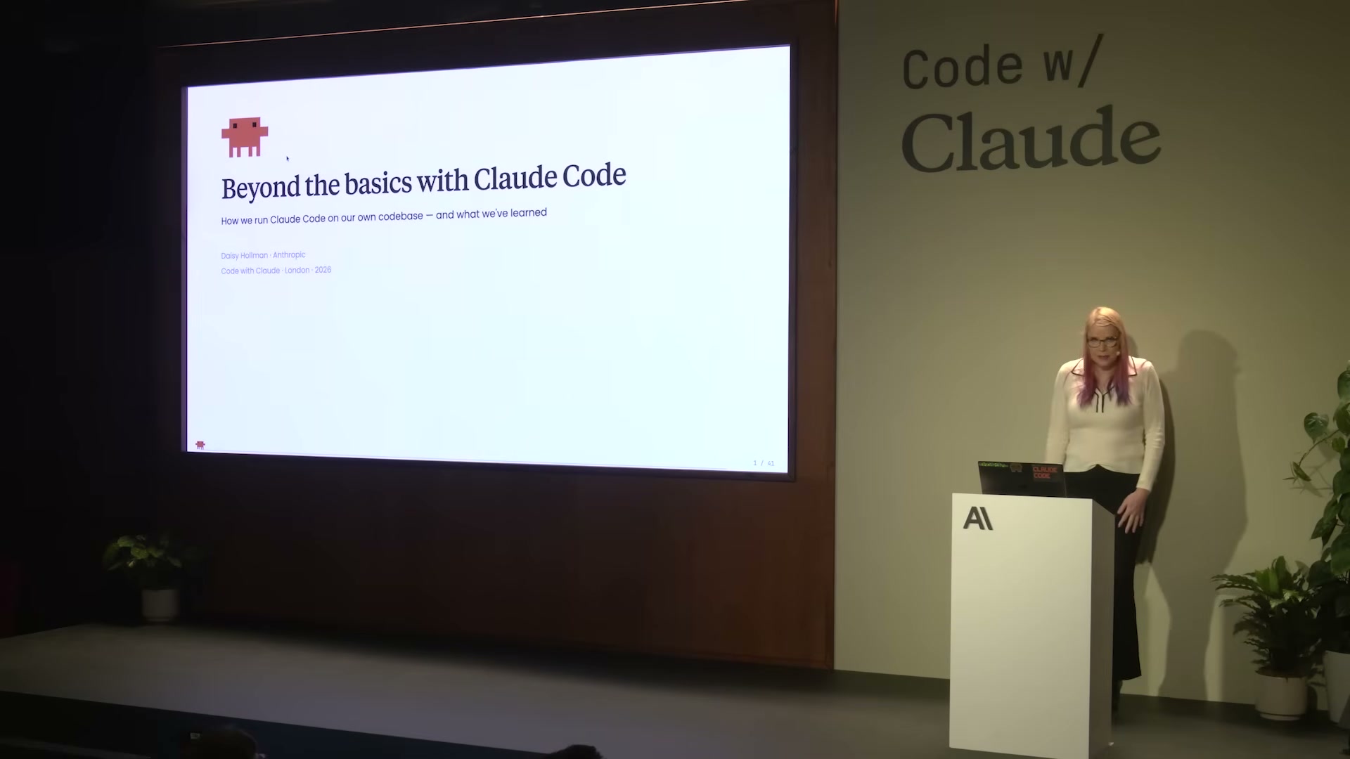 Beyond the basics with Claude Code — Daisy Hollman, Anthropic, Code with Claude London 2026