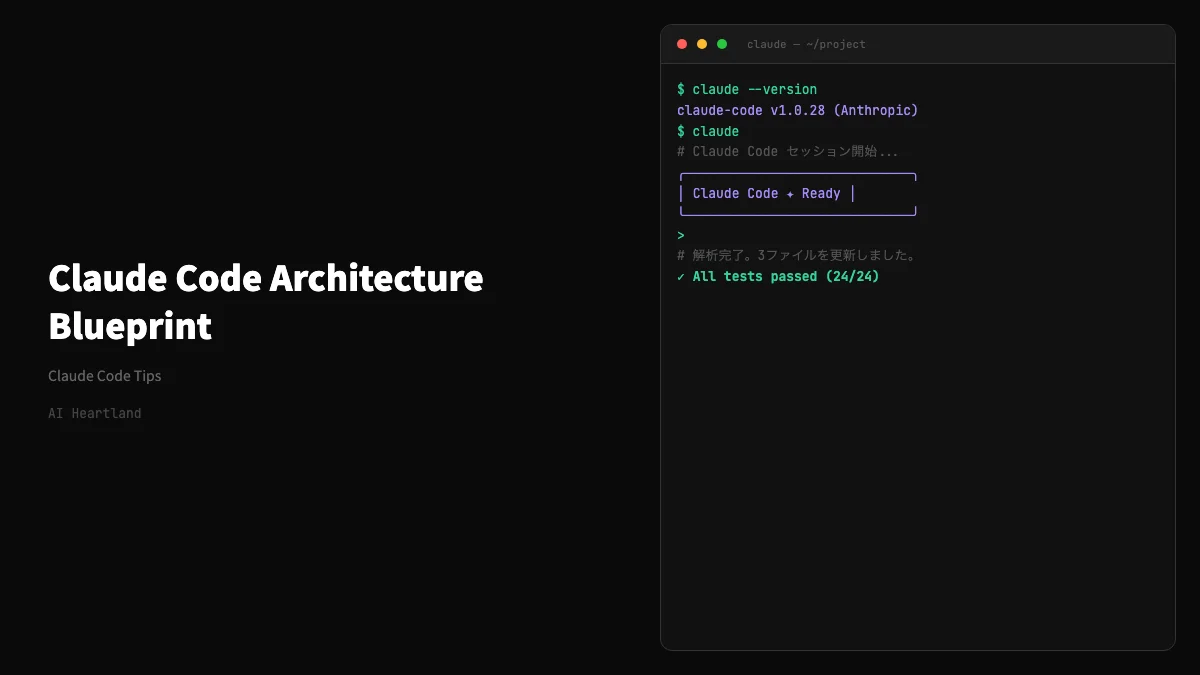 Claude Codeの内部アーキテクチャ完全解剖：331モジュールから読み解く本番エージェント設計の全貌 - AIツール日本語解説 | AI Heartland
