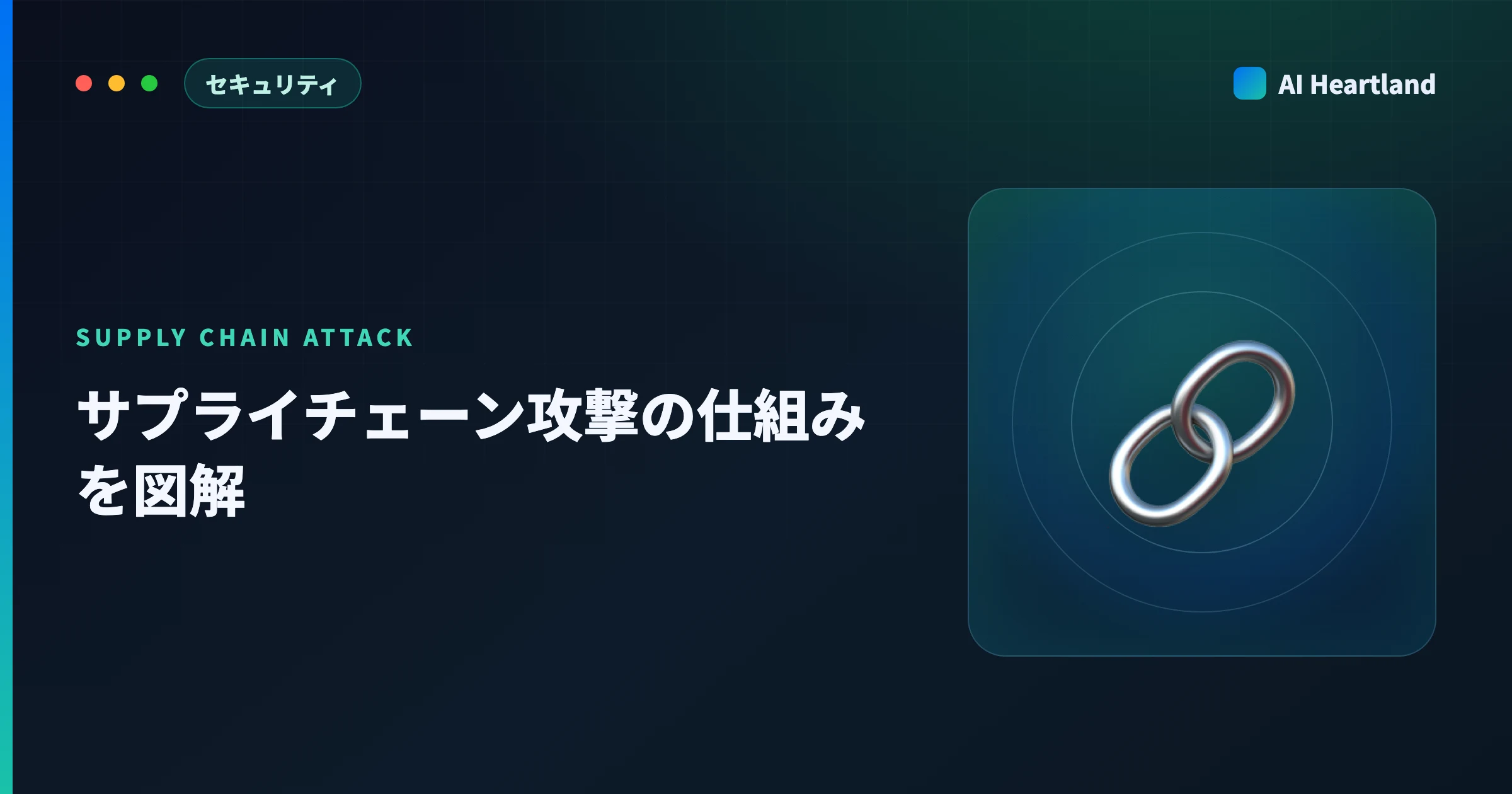 サプライチェーン攻撃の仕組みを図解｜なぜnpm installだけで乗っ取られるのか・攻撃6分類と防御の対応 - AIツール日本語解説 | AI Heartland