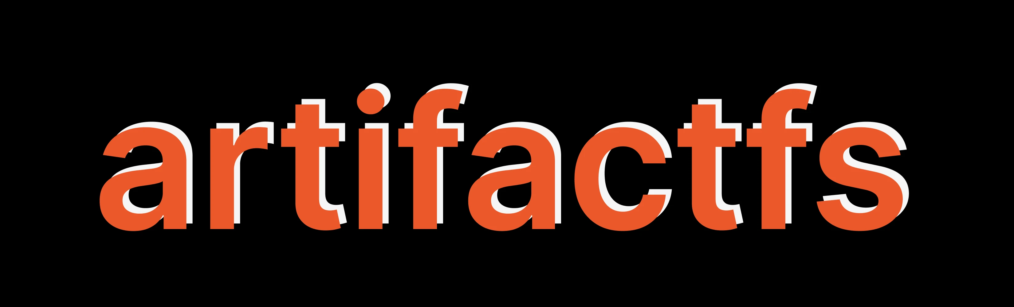 ArtifactFSの公式バナー。git-backedなFUSEファイルシステムドライバであることを示す