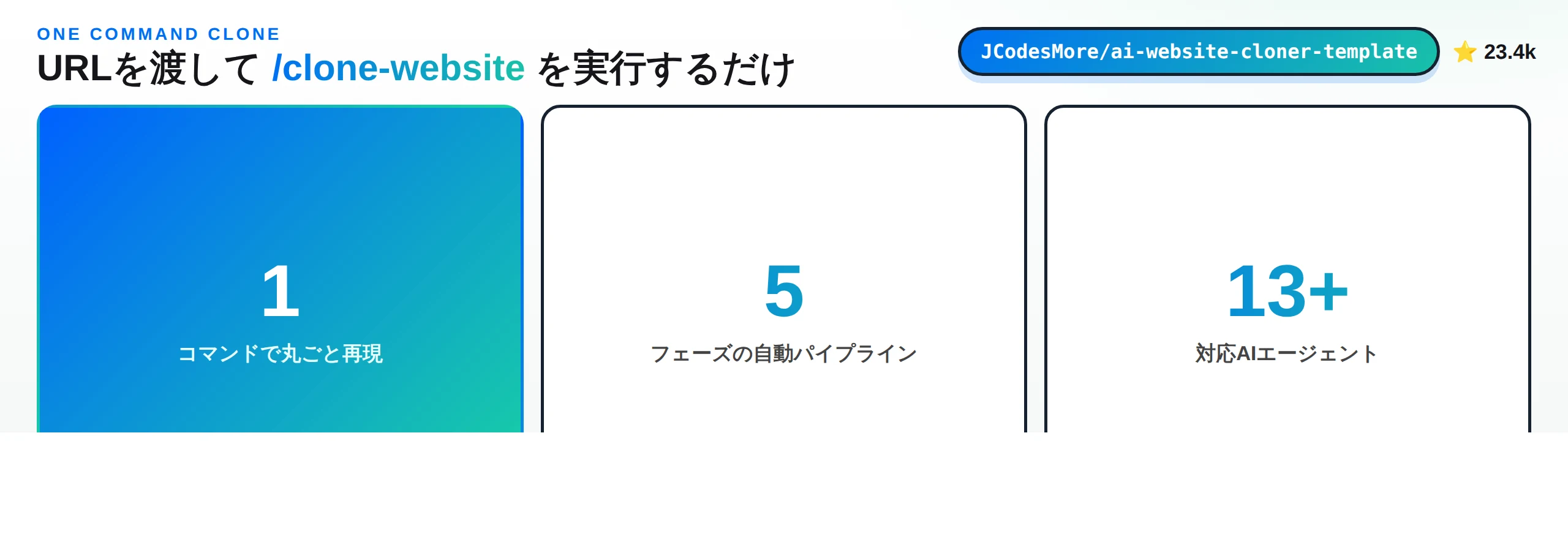 AI Website Cloner Template徹底解説：1コマンドでサイトをNext.jsに丸ごと複製 - AIツール日本語解説 | AI Heartland