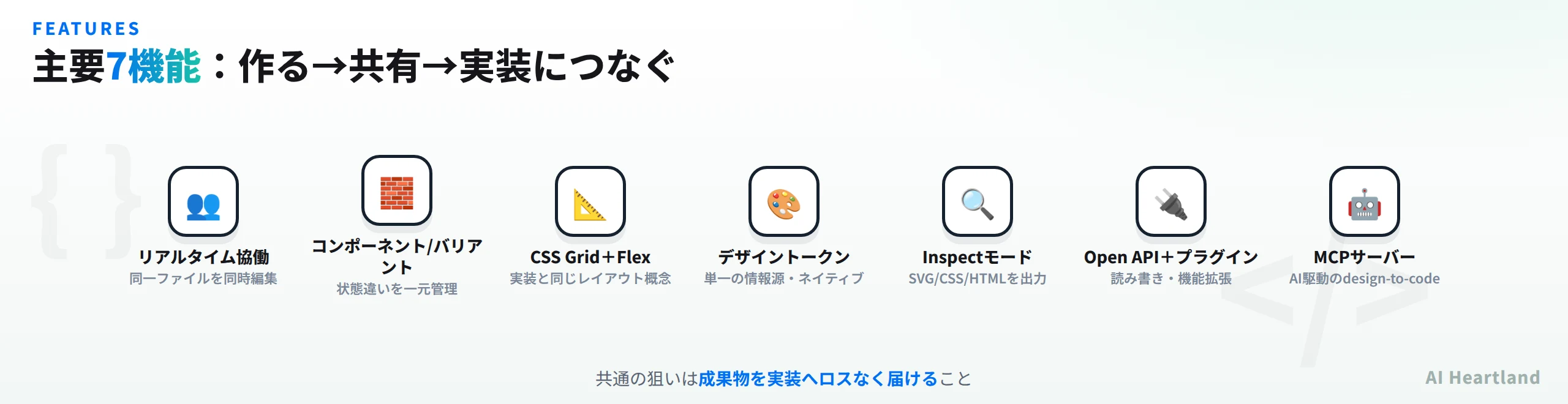 Penpotの主要機能：リアルタイムコラボ・デザイントークン・Inspectモード・REST API・Penpot MCP・Flex/Gridレイアウト